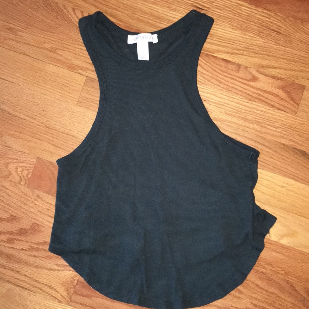 Green tank top